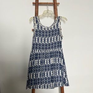 Unit open back blue summer dress!